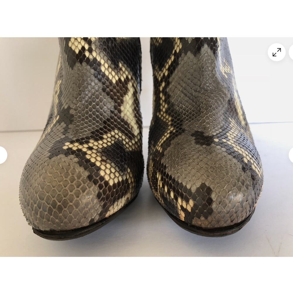 ROBERTO CAVALLI $2,000 PYTHON LEATHER ANKLE BOOTI… - image 8